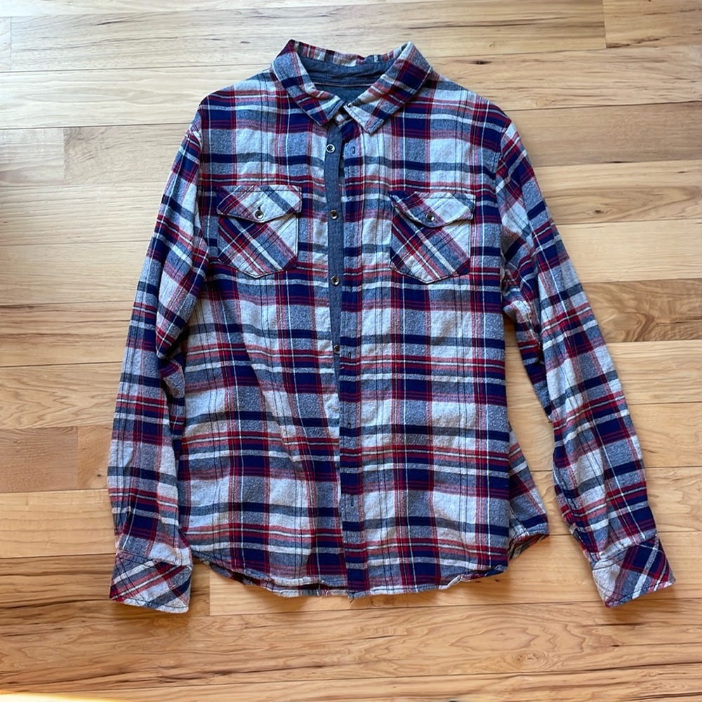 Premium Xpression flannel button up - size large.